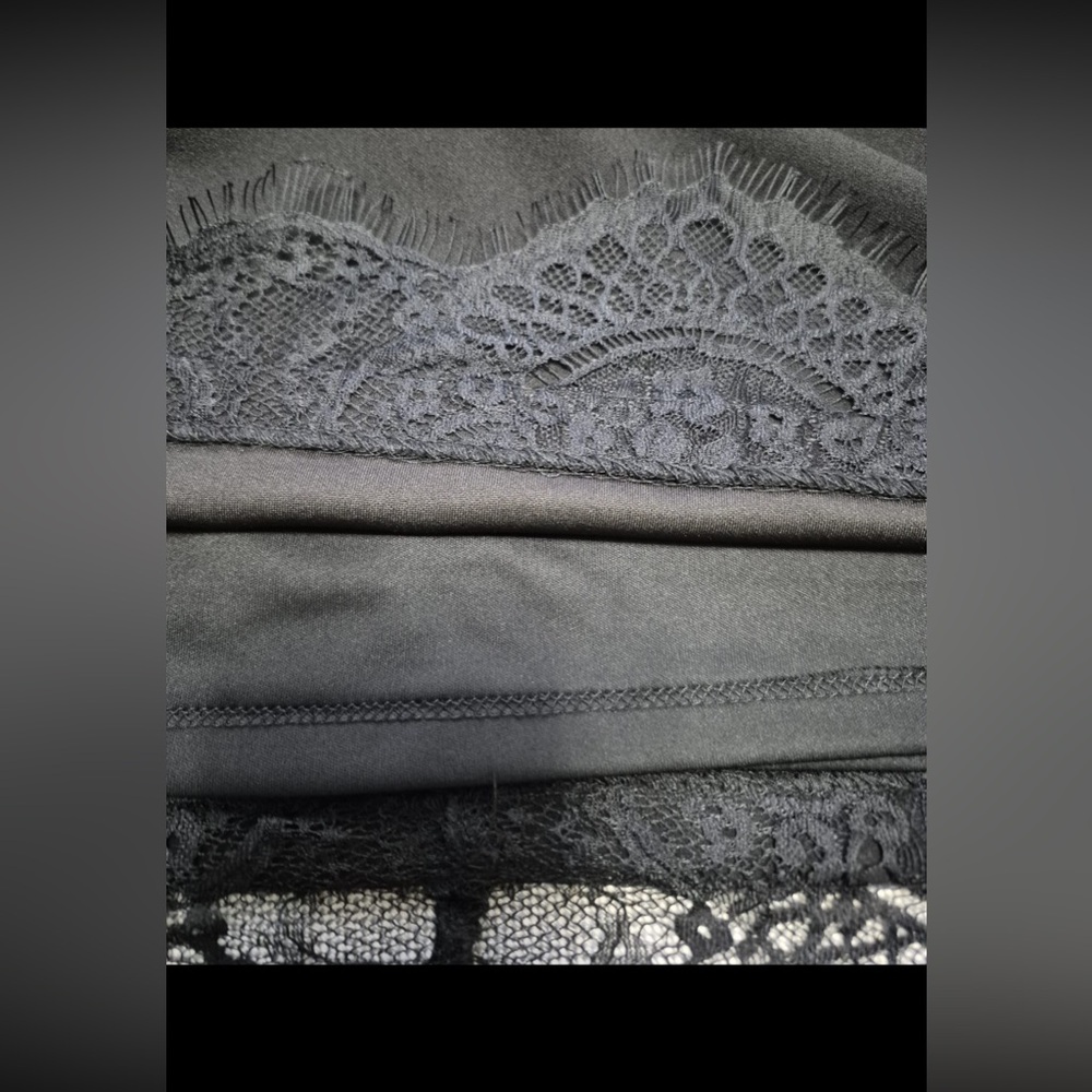 Betsey Johnson Black and Pink Fabric - Picture 4 of 8